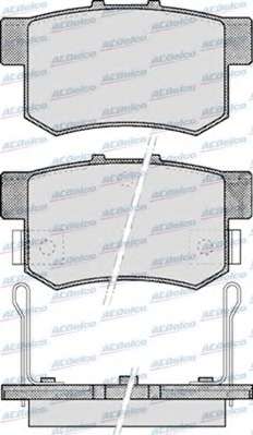 Комплект тормозных колодок, дисковый тормоз