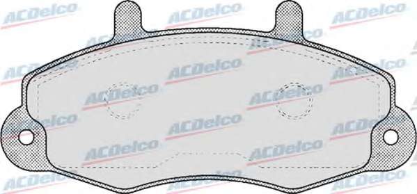 Комплект тормозных колодок, дисковый тормоз
