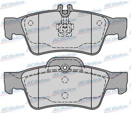 Комплект тормозных колодок, дисковый тормоз
