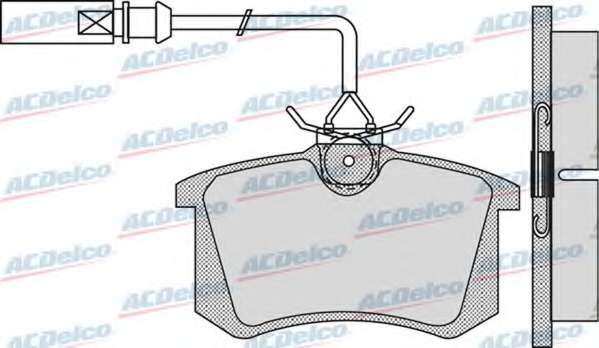 Комплект тормозных колодок, дисковый тормоз