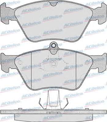 Комплект тормозных колодок, дисковый тормоз