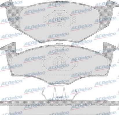 Комплект тормозных колодок, дисковый тормоз
