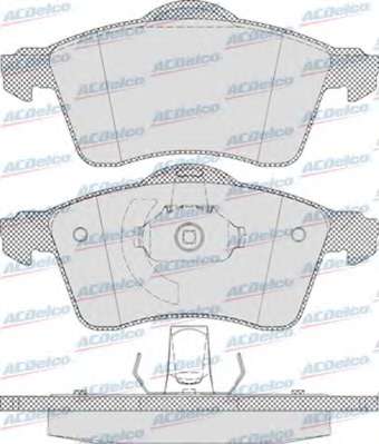 Комплект тормозных колодок, дисковый тормоз