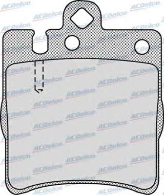 Комплект тормозных колодок, дисковый тормоз