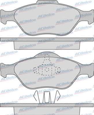 Комплект тормозных колодок, дисковый тормоз