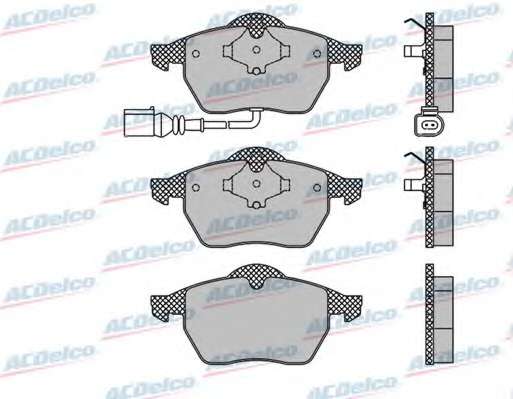 Комплект тормозных колодок, дисковый тормоз