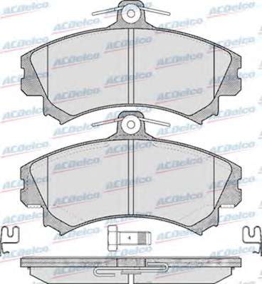 Комплект тормозных колодок, дисковый тормоз