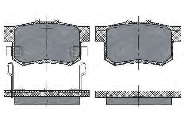 Комплект тормозных колодок, дисковый тормоз