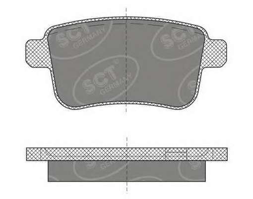 Комплект тормозных колодок, дисковый тормоз