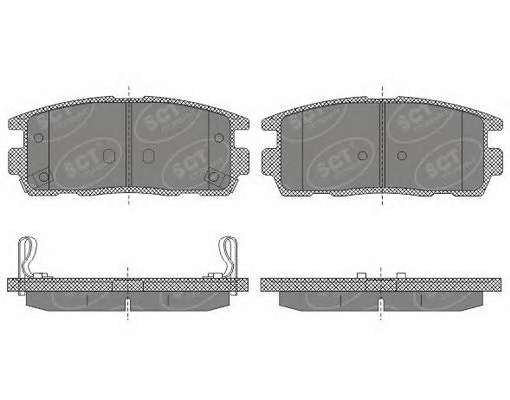 Комплект тормозных колодок, дисковый тормоз