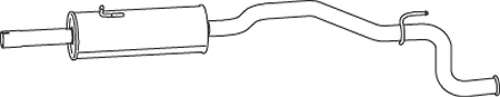 Глушитель выхлопных газов конечный