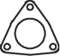 Прокладка, труба выхлопного газа