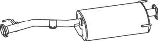 Средний глушитель выхлопных газов