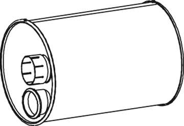 Средний / конечный глушитель ОГ