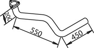 Труба выхлопного газа