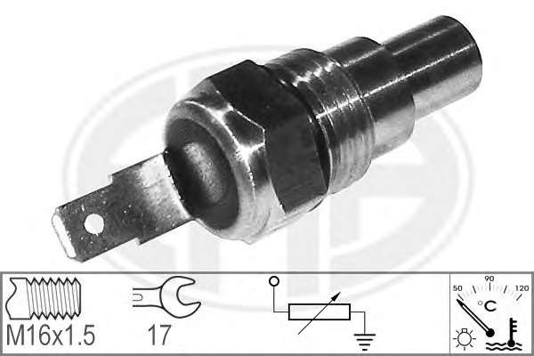 Датчик, температура охлаждающей жидкости
