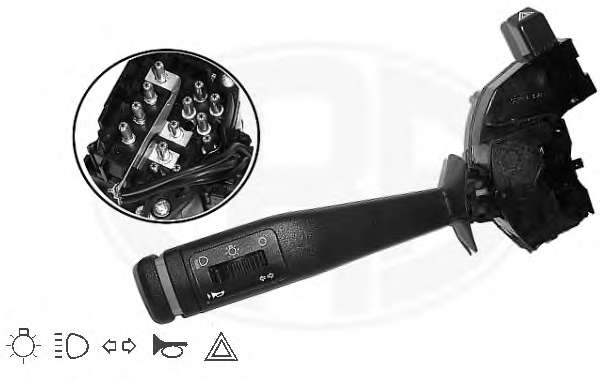 Выключатель на колонке рулевого управления