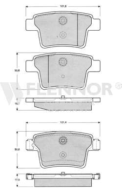 Комплект тормозных колодок, дисковый тормоз