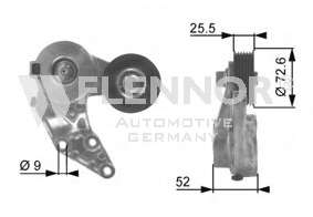 Натяжной ролик, поликлиновой ремень