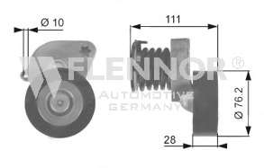 Натяжной ролик, поликлиновой ремень