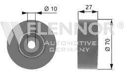 Паразитный / ведущий ролик, поликлиновой ремень