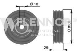 Паразитный / ведущий ролик, поликлиновой ремень