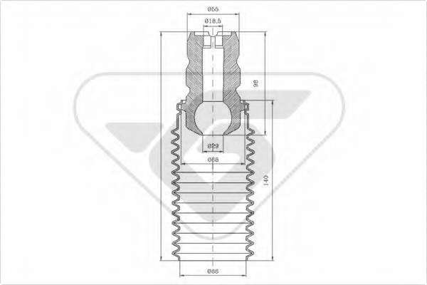 Пылезащитный комилект, амортизатор