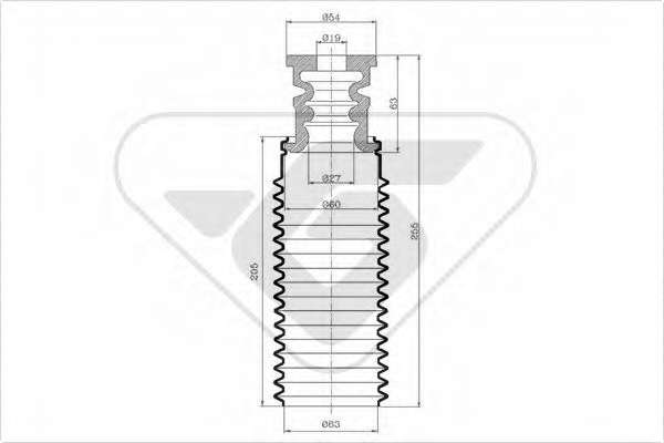Пылезащитный комилект, амортизатор