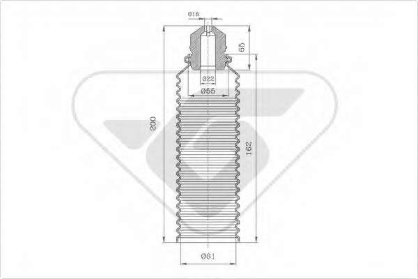 Пылезащитный комилект, амортизатор