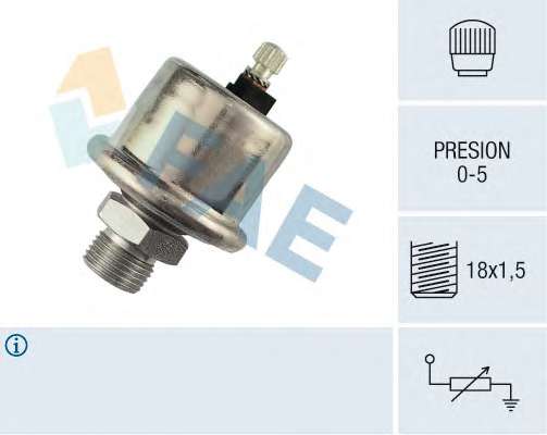 Датчик, давление масла