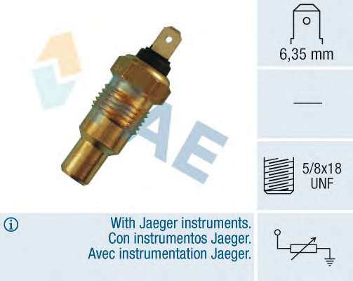 Датчик температури охолоджуючої рідини Nissan Patrol III 2.8TD-3.2D 79-90