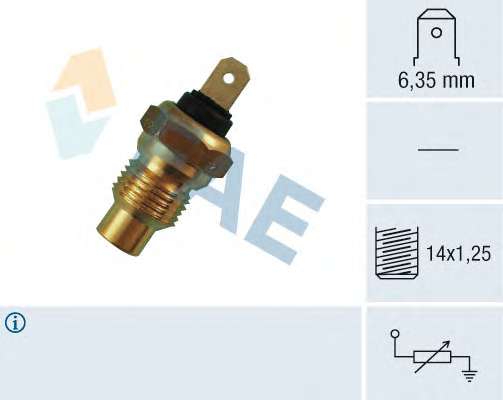 Датчик, температура охлаждающей жидкости
