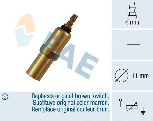 Датчик, температура охлаждающей жидкости