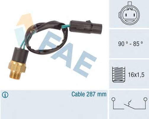 Термовыключатель, вентилятор радиатора