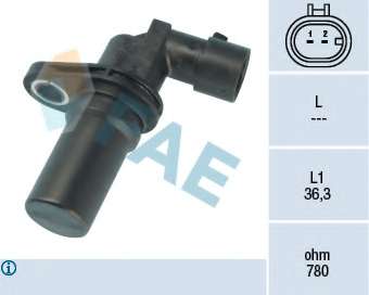 Датчик положення колінвалу Fiat Doblo 1.3D/JTD/Opel Combo 1.3 CDTI 04-