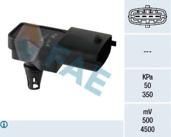Датчик тиску наддува Renault Laguna II/ Megane II/Scenic II 1.9dCi 05-