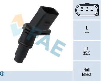 Датчик, положение распределительного вала