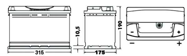 Стартерная аккумуляторная батарея