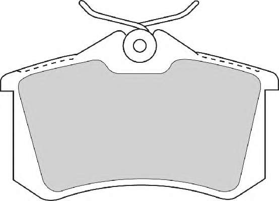 Гальмівні колодки, дискове гальмо (набір)