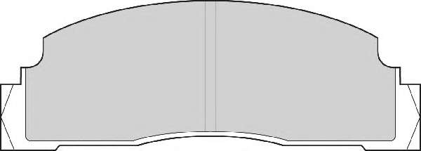 Комплект тормозных колодок, дисковый тормоз