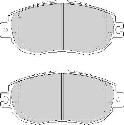 Комплект тормозных колодок, дисковый тормоз