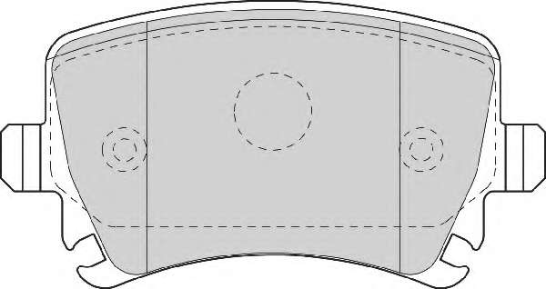 Комплект тормозных колодок, дисковый тормоз