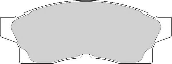 Комплект тормозных колодок, дисковый тормоз