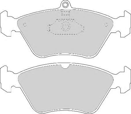 Комплект тормозных колодок, дисковый тормоз