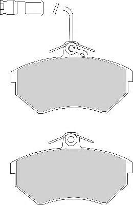 Комплект тормозных колодок, дисковый тормоз