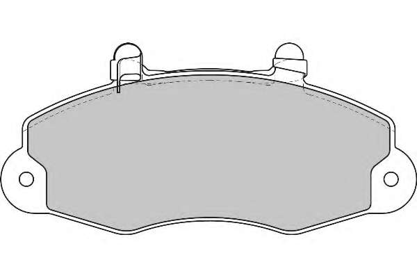 Комплект тормозных колодок, дисковый тормоз