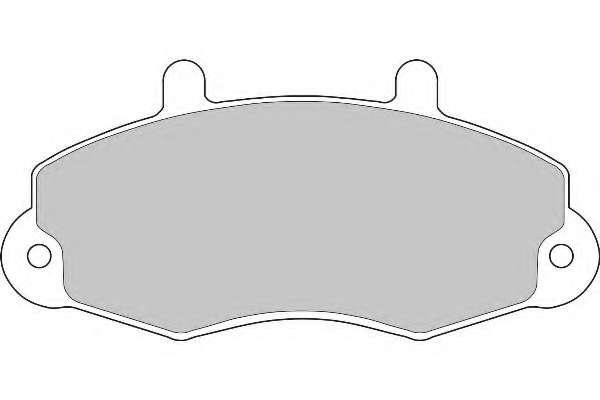 Комплект тормозных колодок, дисковый тормоз