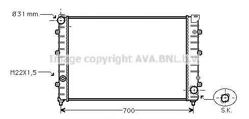 Радиатор, охлаждение двигателя