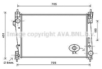 Радиатор, охлаждение двигателя