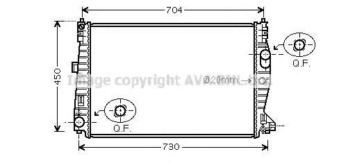 Радиатор, охлаждение двигателя